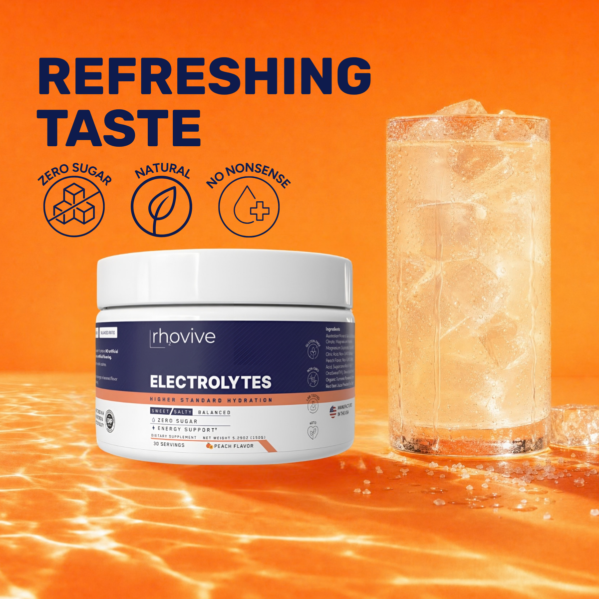 Daily Hydration Electrolyte Powder - Peach