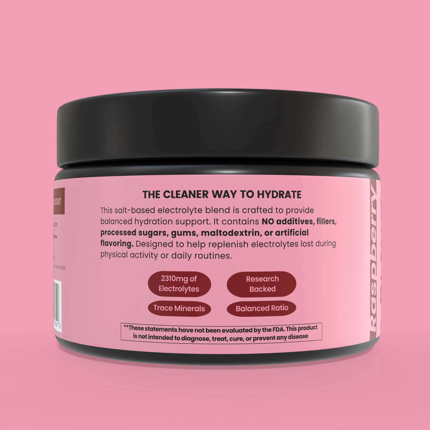 Rhovive Raspberry Electrolyte Powder - 30 Servings