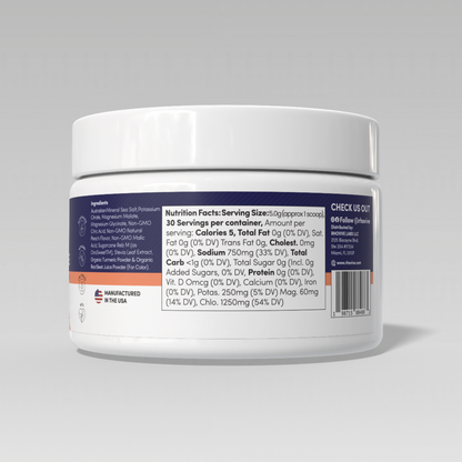 Rhovive Peach Electrolyte Powder - 30 Servings