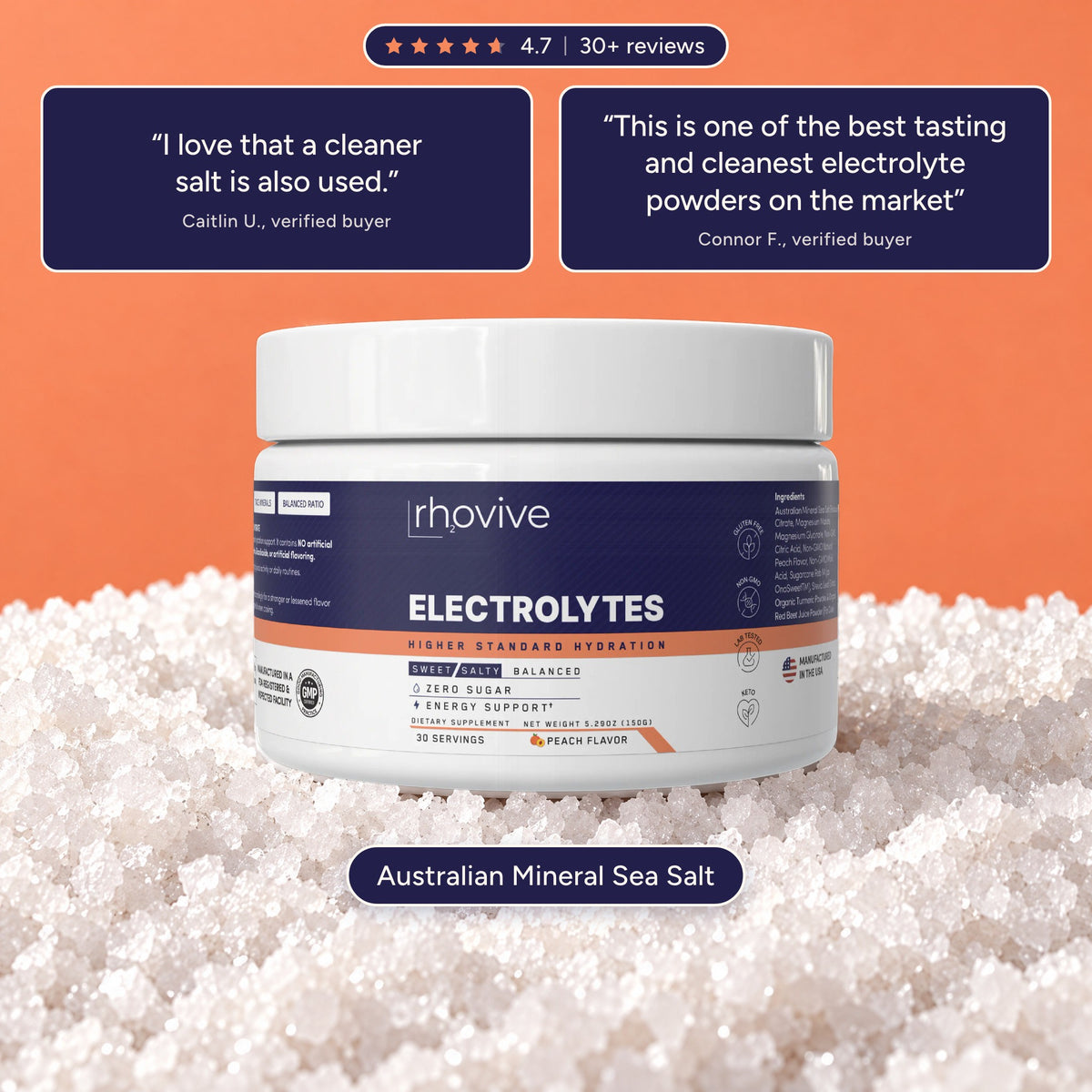 Daily Hydration Electrolyte Powder - Peach