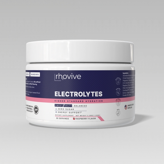 Rhovive Raspberry Electrolyte Powder - 30 Servings